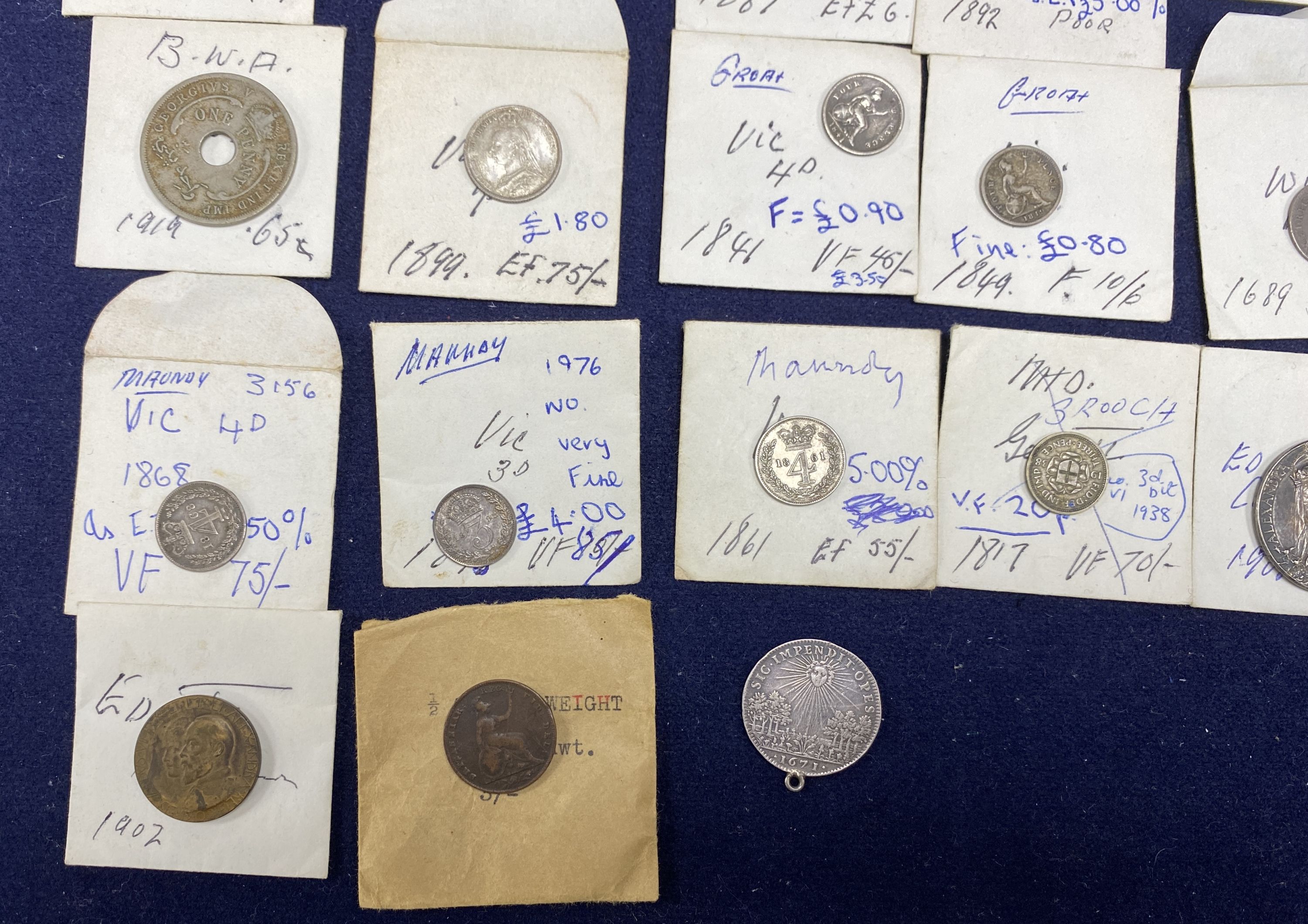 UK coins 16th-20th century,